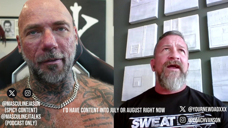 Raw and Uncensored with Masculine Jason: Porn star confessions - coach vanson episode 204