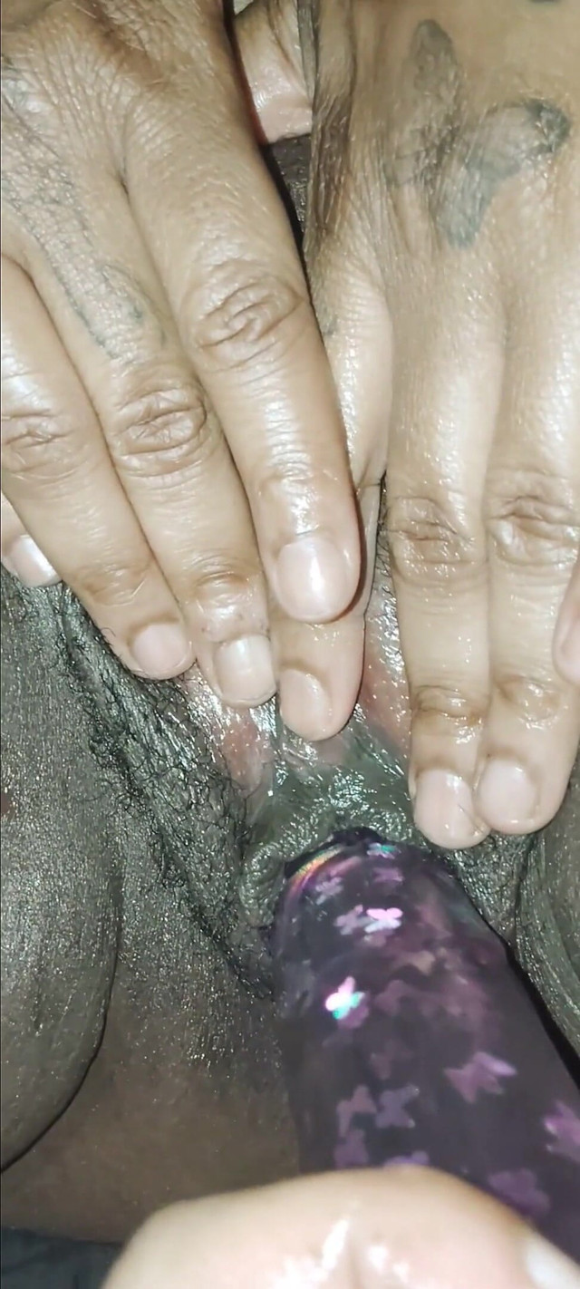 Stroking Her Pussy with the Dildo! (Lola Tha Pink Bunny)