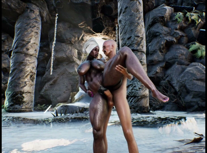 Denis animation: Big Tits and Big Ass for Ebony 50 Yo Zuma the...