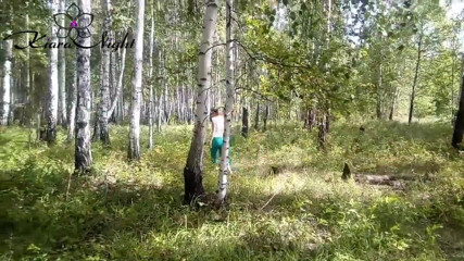 Kiara Night: Girl massage boobs and masturbate pussy while boyfriend search mushrooms