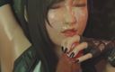 MsFreakAnim: Final Fantasy porno Tifa dává hluboké kouření Pravidlo 34 3D Hentai