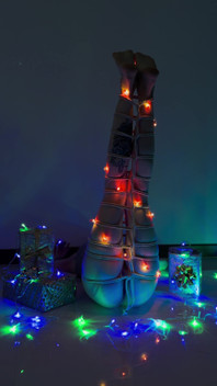 Just Me Pretending to Be Your Christmas Tree P.s. Feet Lovers Might Really Enjoy the Tease
