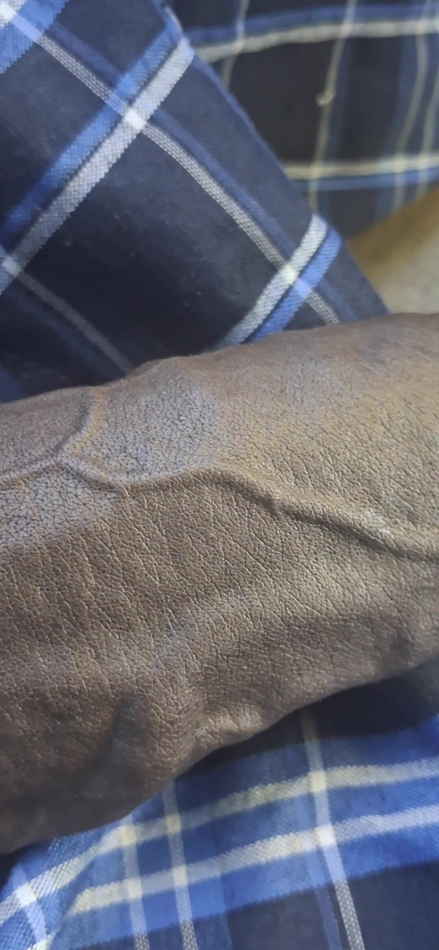 Stiff BBC Flashing (Chocolate meat stick)
