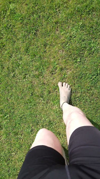 Beach Walk with Dirty Feet
