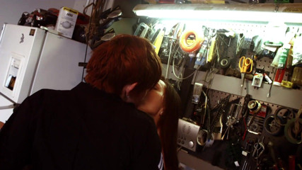 Lesbian Illusion: Horny police redhead takes advantage of her apprentice