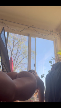 Doing Some Planks While Only Wearing a Thong