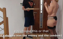 RalphXXXpl: 나를 따먹고 내 입에 사정하는 피자 배달원