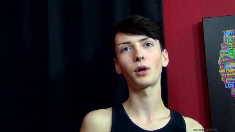 Lollipop Twinks: Schlanker Twink Benjamin am Set
