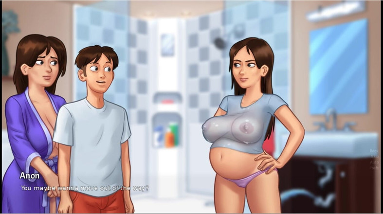 XXX Games Bunk: Letní sága - Herní hra - Roleplay - Focení těhotné teenagerky a teenagerky