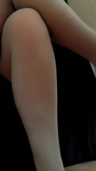 My Sec Tapping Sexy Black Heels in Pantyhose 2