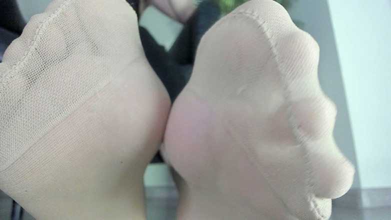 Feet lady: Mniam nago nylon