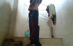 Pakistani Boy in Bathroom