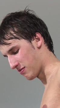 Exclusive video Bareback: Sexy gay couple joins a very horny boy in the shower