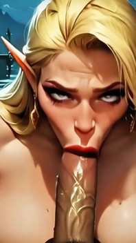 La missione diplomatica della regina elf termina con un'enorme gangbang orc (4k Ai generated)