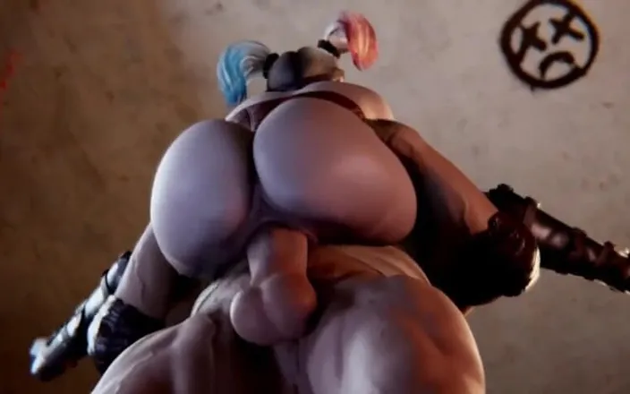 Velvixian 3D: Harley Quinn Standing Sex