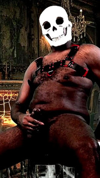 Gooning at the Haunted Mansion - Huge Cocked Beefy Jock Ready to Blow Massive Load