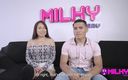 Milky Peru: 좋아하는 거유 여배우와 섹스하는 3명의 팬