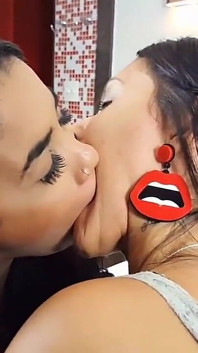 Kissing Lesbian Latinas Marathon