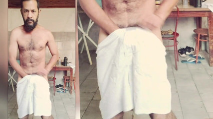 Stink HairyMale: White pijama, yellow of sperm