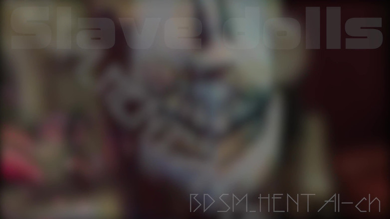 BDSM_HENTAI-ch: Анальный крюк и веревка из промежного выреза. Воротник подключен, натянут промежный веревки и кульминация.