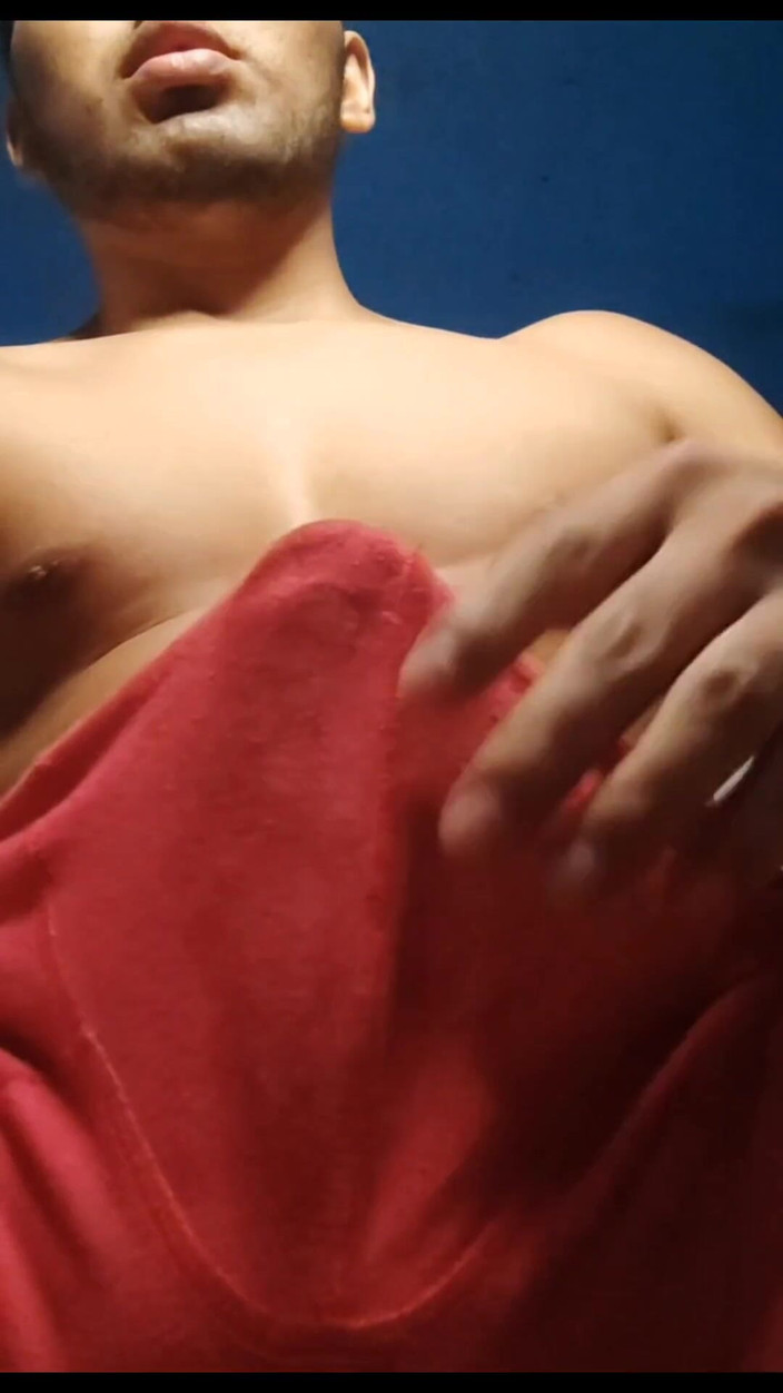 Hornyboy2058: हॉट स्ट्रेट आदमी लाल अंडरवियर में जोरदार चुदाई करता है - नीचे से देखें