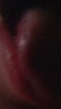 Slut with small tits loves to take the cum in her mouth and then spit it