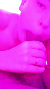 Behind the scenes teen blowjob