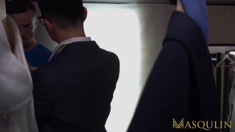 Masqulin: MASQULIN - Jock Ken Summers seduces JP Dubois into bareback