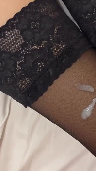 Zusammenstellung von Amateur cumshots auf muschi, Beine in strumpfhosen, Arsch. Nahaufnahme