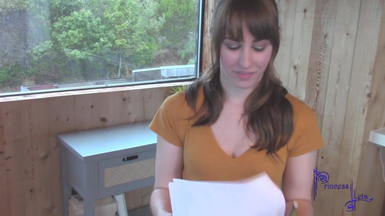 Princess Leia: Sexy study session