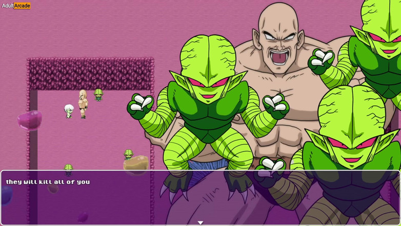 LewdArcade: Dragon Boll Z Zanj Parody Sex Game Play - Super Slut...
