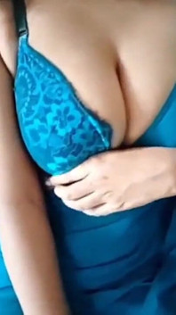 Sexy Girl Playing with Her Boobies