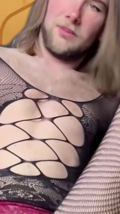 Sexy Trans Girl and Stuffing Her Cock thumbnail