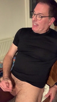 Jerking--off Before Bed at the Table. Nice Ogasm