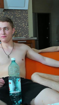 Huge Dildo Is Really Huge for Alex's Mouth!