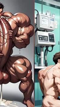 Šukání gay zadku s obrovským čůrákem