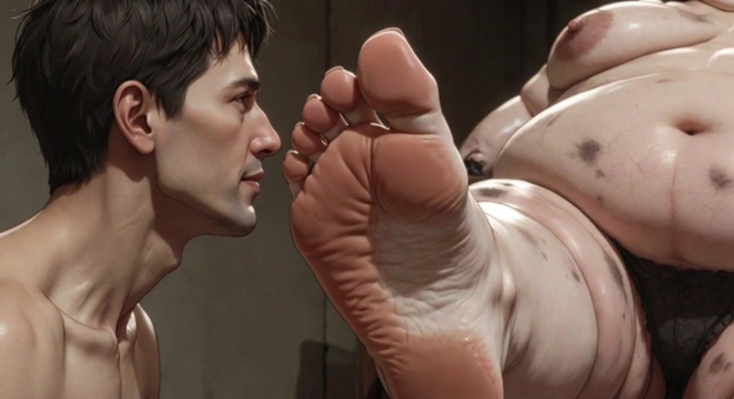 YOUR BEST FANTASY: Massive Giantess BBW Foot Slave - Tiny Man Licking Her Huge...