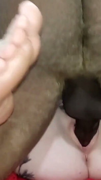 She opens her legs so that the whole cock can enter