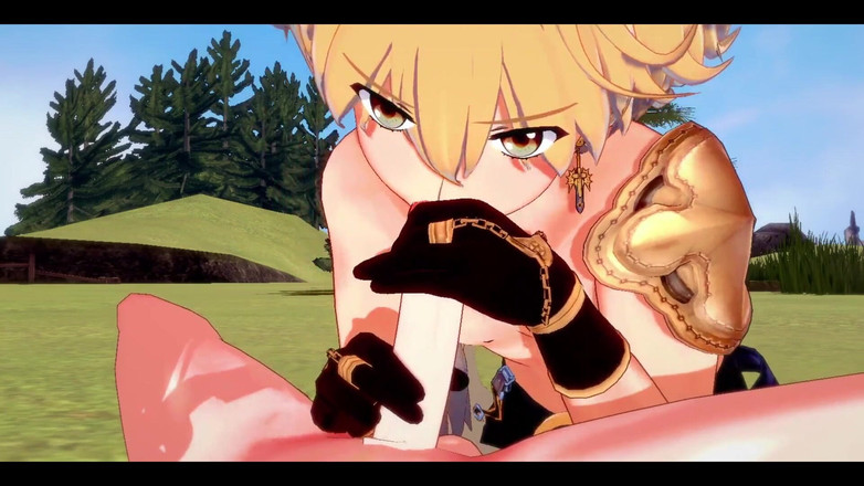 Yaoitube: Genshin Impact Yaoi - aether nyepong kontol venti dan dientot untuknya -...
