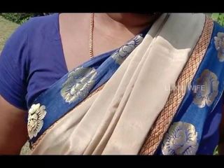 Luxmi Wife: Berani bugil di luar ruangan sambil berani di ruangan saree