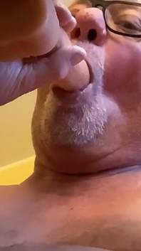 Cumshot in Mouth Is Tasty