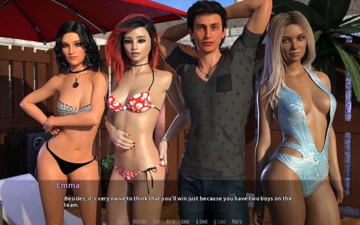 Dirty GamesXxX: Devino un star rock: oameni umezi excitați în bikini lângă piscină...