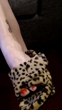 Pantofole leopardato