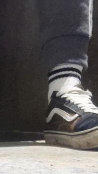 Mes pieds dans les camionnettes