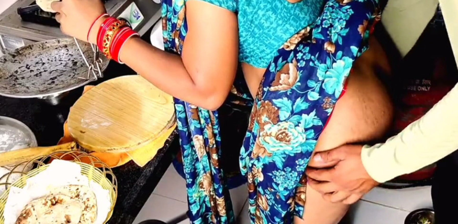 Kavitha_Vintho_: La zia indiana indiana in cucina nostro marito è andato a...