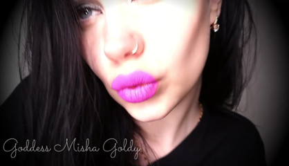 Goddess Misha Goldy: Paarse Joi! Aanbid, aftrekken en klaarkomen!