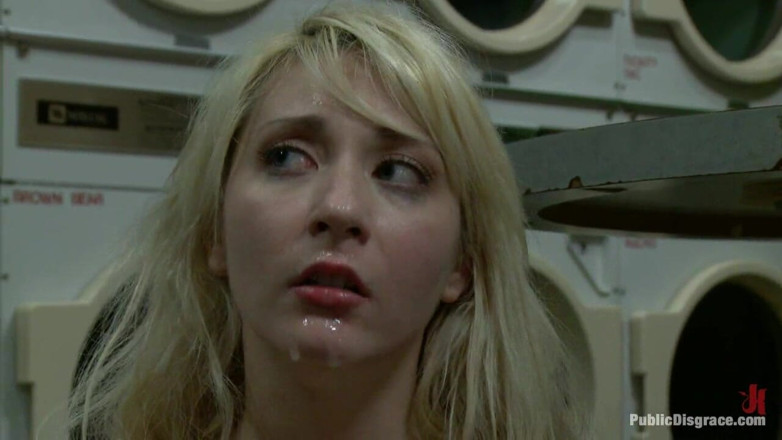 Public Disgrace by Kink: Missy Woods Goes to the Laundromat