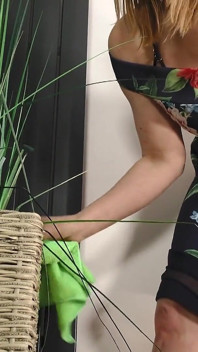 During Cleaning, Naughty MILF Mackenzie Page Gets Very Dirty!