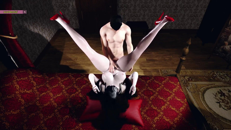 X Hentai: Güzellik piliç gırtlağına kadar hizmet ediyor - 3 boyutlu animasyon