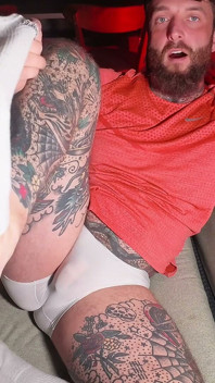 Tattooed Dom Worship Ass & Feet Solo
